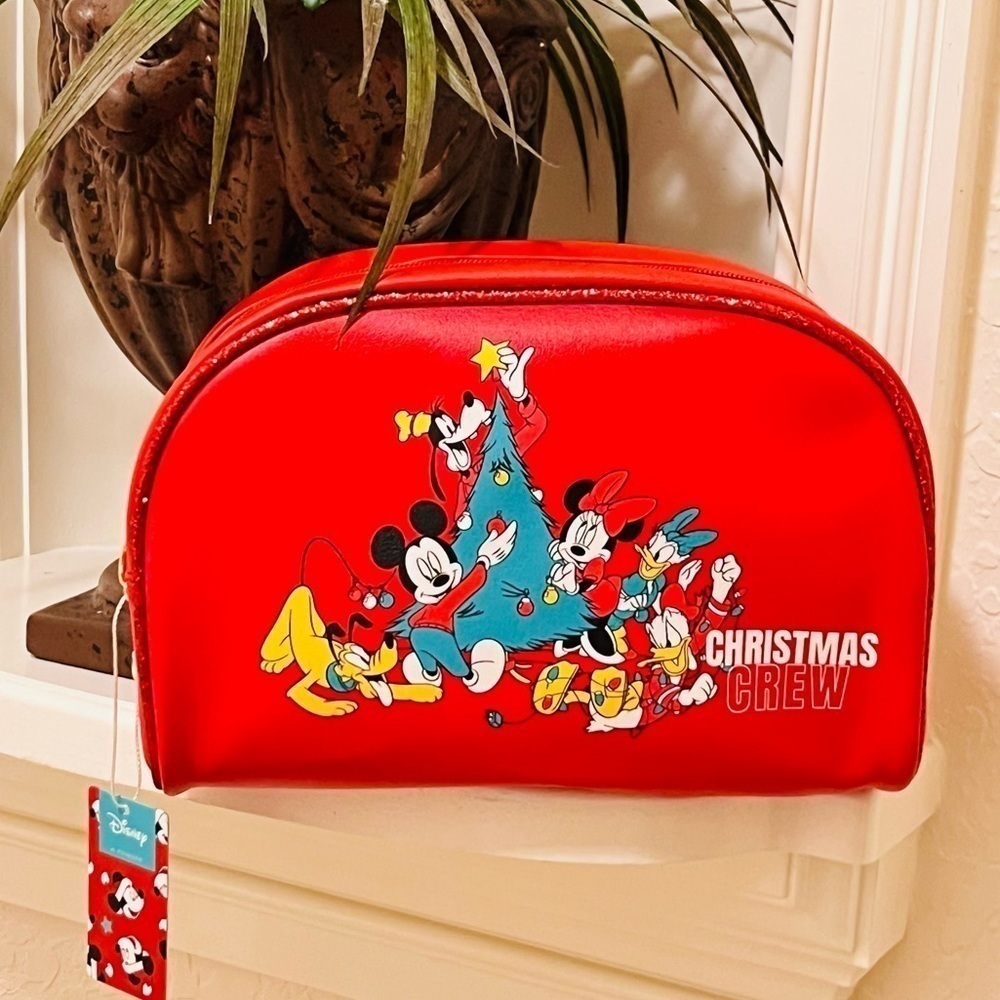Disney primark red christmas fab five travel pouch